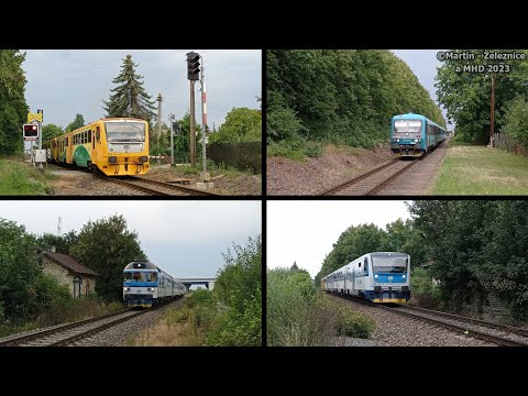vlaky na trati 120 - Pavlov / 15.08.2022 - odpolední provoz a převoz další RegioNovy!