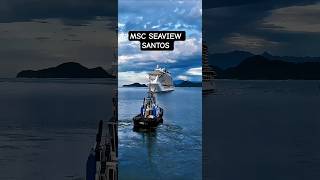 MSC SEAVIEW cruzeiro17/01/26 Santos Salvador Buzios @cruzeiros2025  maior #drone #google #shorts