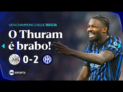 Gols e lances de Ajax-HOL x Internazionale