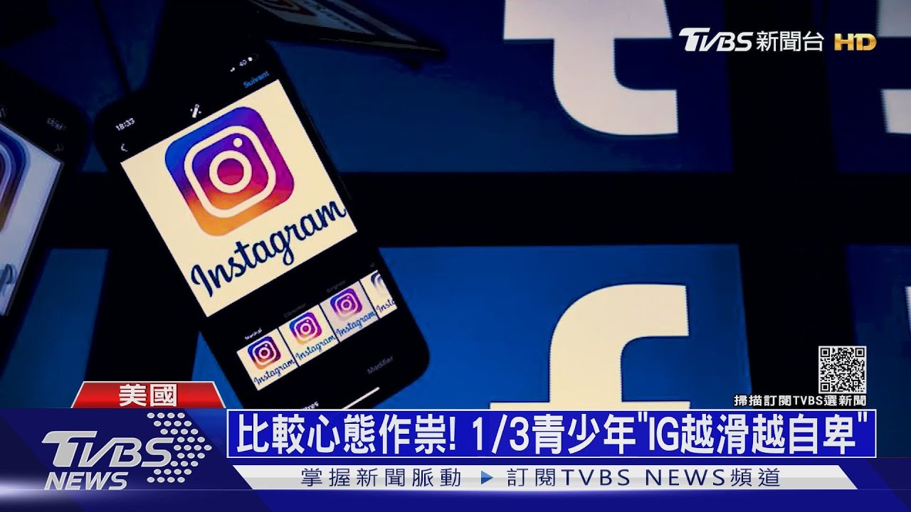 三成青少年用IG產生自卑感 臉書將遭美歐監管
