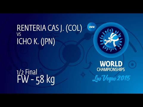 1/2 FW - 58 kg: K. ICHO (JPN) df. J. RENTERIA CAS (COL) by FALL, 10-0