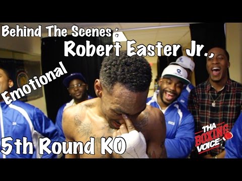 Behind The Scene: Emotional Robert Easter Jr KO Celebration, Al Haymon Congratulates Easter
