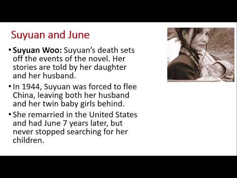 Joy Luck Club Lecture 1