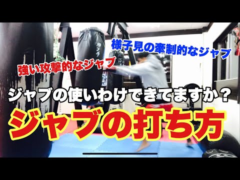 【基No.5】ジャブの打ち方！攻撃的&牽制的【キックボクシング基礎練習】