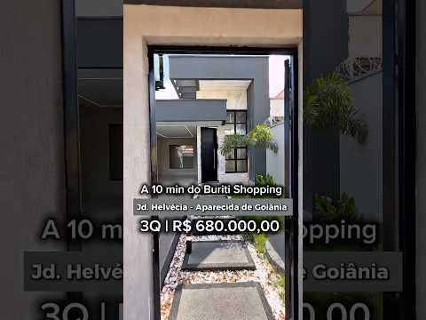 TUDO ISSO EM UM MEIO LOTE 😱! JD. HELVÉCIA, APARECIDA DE GOIÂNIA, GOIÁS | 3Q | ARMÁRIOS | R$ 680 MIL