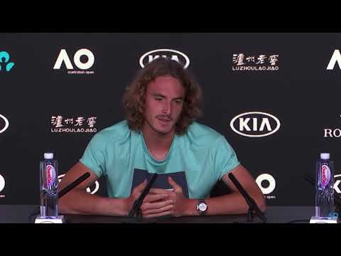 Stefanos Tsitsipas relating to Prajnesh Gunneswaran's article!