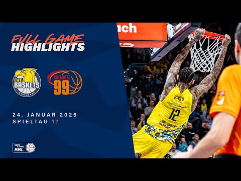 EWE Baskets Oldenburg vs. NINERS Chemnitz - Full Game Highlights - Spieltag 17, 25/26