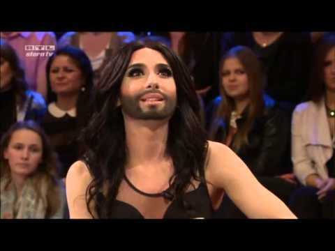 Conchita Wurst about Vladimir Zhirinovsky's comment (in English & Deutsch)