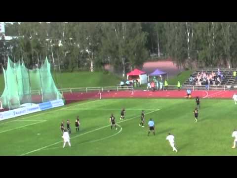 Ykkönen: SJK vs. AC Oulu 4.8.2012 "Huligaani" käy järjestysmiehen päälle!