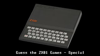 Guess the ZX81 Games - Special