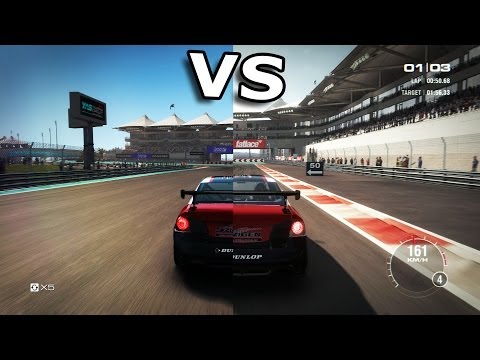 Grid Autosport vs Grid 2 [Side by Side]