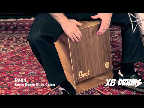 NEW! Pearl Sonic Boom Buzz Cajon   X8 Drums