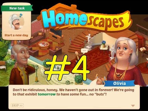 Homescapes Day 4 Story Walkthrough Gameplay