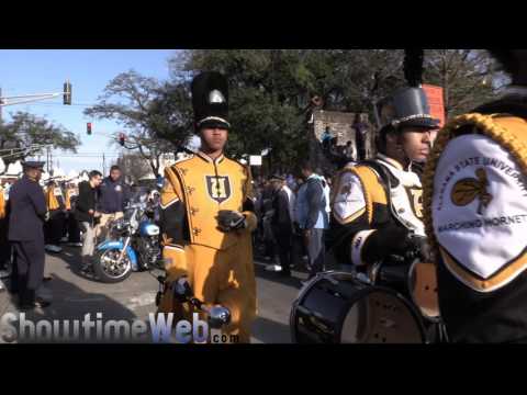 Southern University vs Alabama State Marching Band - 2017 Mardi Gras Parade