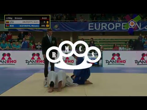 СУПЕР БРОСОК! SLUTSKAYA MARYNA VS JABLONSKYTE SANDRA / EUROPEAN JUDO OPEN WARSAW 2016