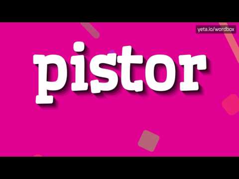 HOW TO PRONOUNCE PISTOR? #pistor