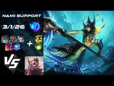 SUPPORT Nami vs Rakan - EU Grandmaster Patch 25.20