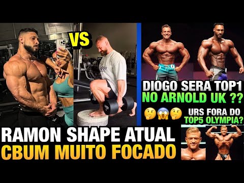 RAMON APARECE GIGANTE (SHAPE ATUAL) + CBUM 200% FOCADO + DIOGO DEU MAIS UM SHOW + URS E MAIS