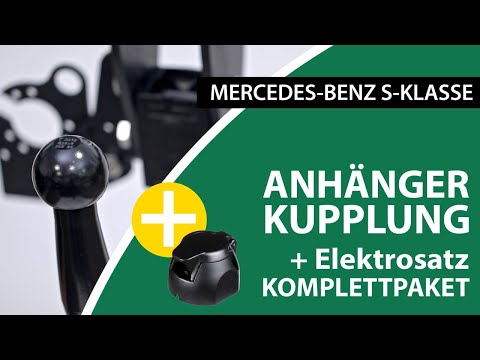 Anhängerkupplung abnehmbar MERCEDES-BENZ S-KLASSE  | GDW Komplettsatz + Montage von Rameder