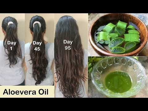 Using of aloe vera to make oil