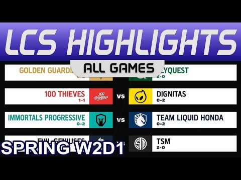 LCS Highlights Week2 Day1 LCS Spring 2023 All Games By Onivia