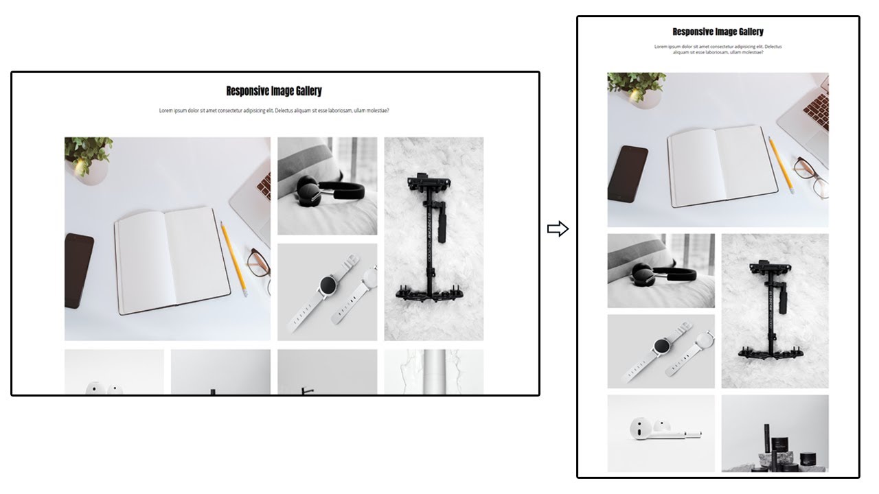Create This Responsive Image Gallery With Hovering Effects (HTML & CSS)