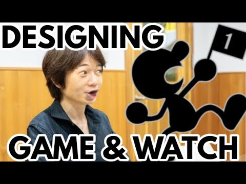 Sakurai when designing Mr. Game & Watch in Smash