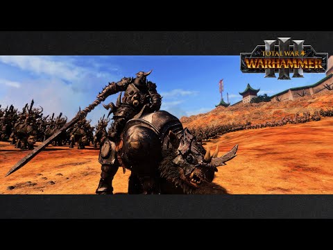 GRAND CATHAY VS OGRE KINGDOMS : THE STEEL CHARGE - TOTAL WAR : WARHAMMER III EPIC CINEMATIC