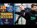 ? BARÇA full of confidence ahead of #UCL tie vs PSG ?