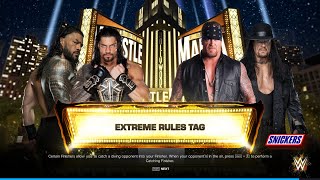 TRIBAL CHIEF , BIG DOG vs DEADMAN, AMERICAN BADASS at wrestlemania