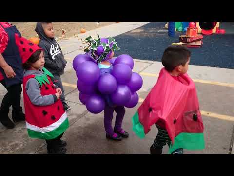 Fruit and Vegetable Parade of kids