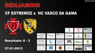 preview picture of video 'Hoquei em Patins: CF Estremoz  x  HC Vasco da Gama (Benjamins) 27-01-2013'