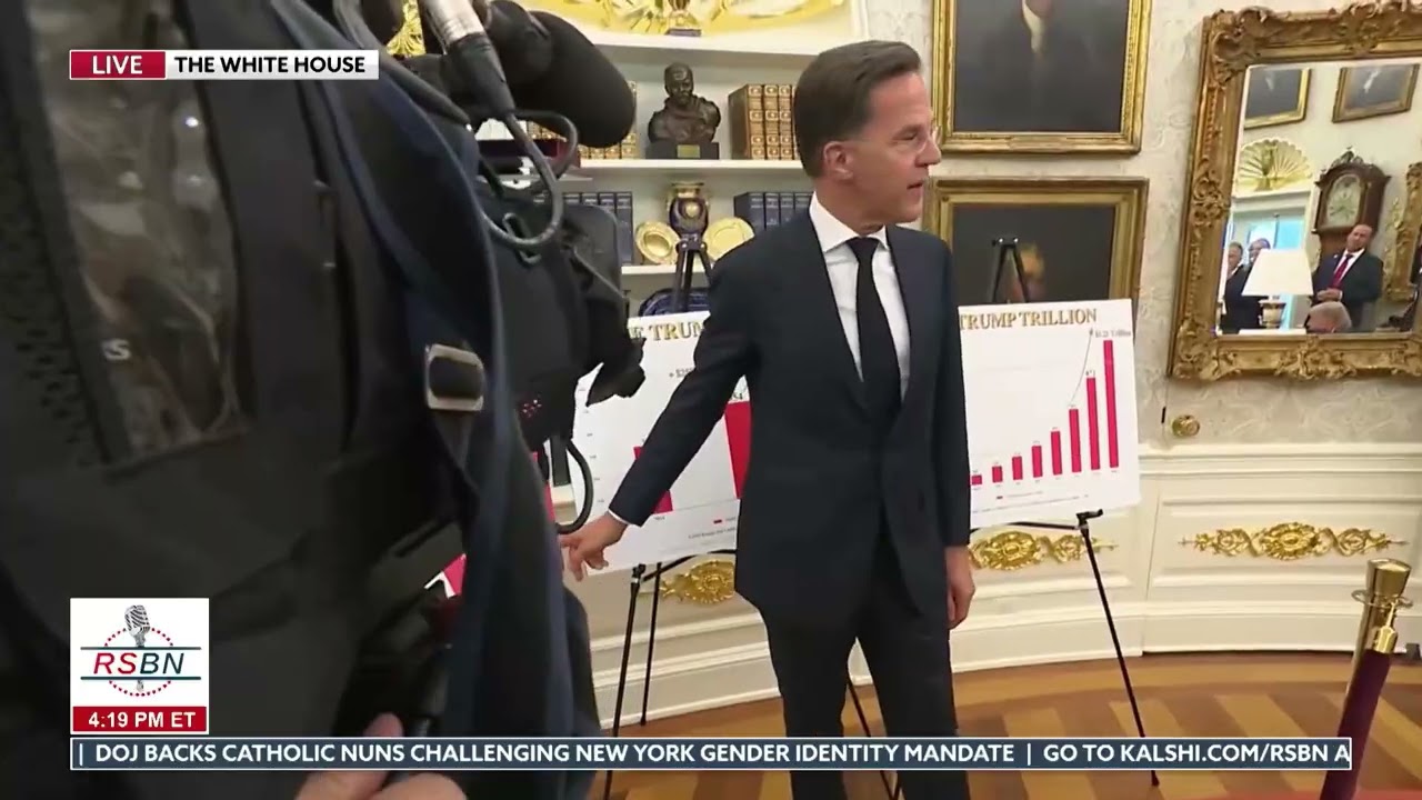WATCH: Sec Gen. Rutte Backs Trump and Pushes European Military Spending - 06/24/26