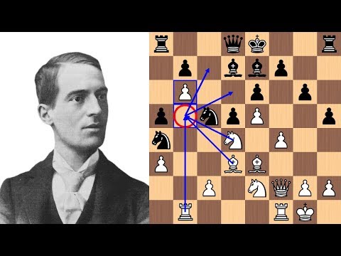 Harry Nelson Pillsbury's brilliancy vs Emanuel Lasker | 1896