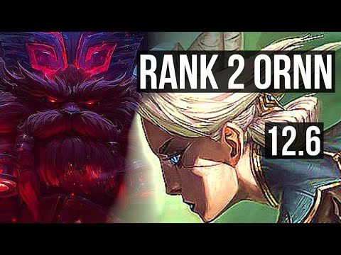 ORNN vs CAMILLE (TOP) | Rank 2 Ornn, 6/2/8 | NA Challenger | 12.6