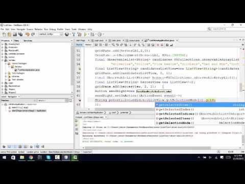 JavaFX Tutorial 29 Making Application using ListView part 2