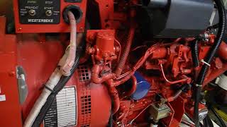 Starting Perkins 6 354 NA, Westerbeke Generator