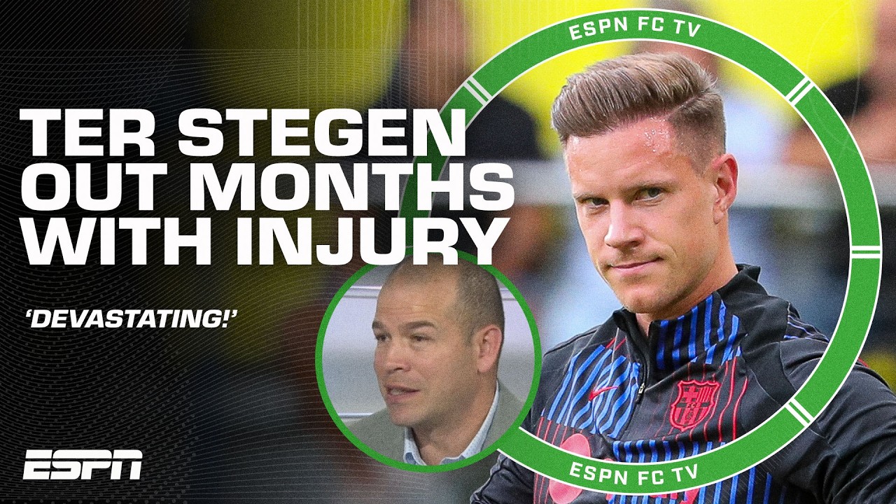 Marc-Andre ter Stegen out for MONTHS with injury 😮 DEVASTATING for Barca! - Ale Moreno | ESPN FC