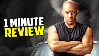 Fast and Furious 9 Review in 59 Seconds