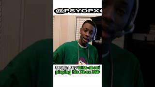 Soulja Boy talks about playing his Xbox 360! #souljaboy #xbox