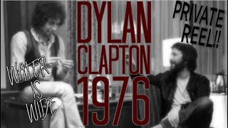 Bob Dylan Eric Clapton Jam/Chat - Water Is Wide - Shangri-La Studios Studios 1976 with The Band