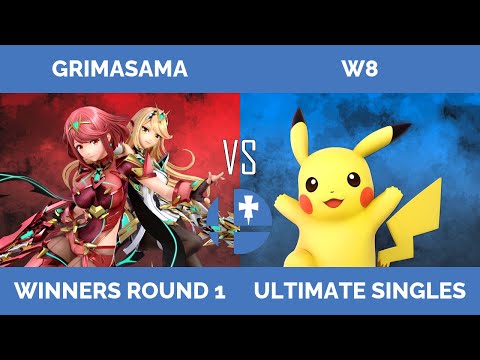 RogaSmash 191: SSBU Winners R1 - GrimaSama (Pythra) vs W8 (Pikachu)
