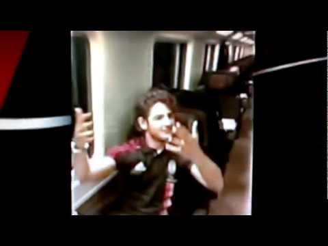 Robinho Pato Thiago Silva Ballano "Ai Se Eu Te Pego" in Treno 28-11-2011