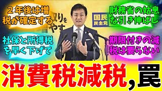 玉木氏が消費税減税の罠を暴いた件#みんなの反応#ニュース#ネットの声 