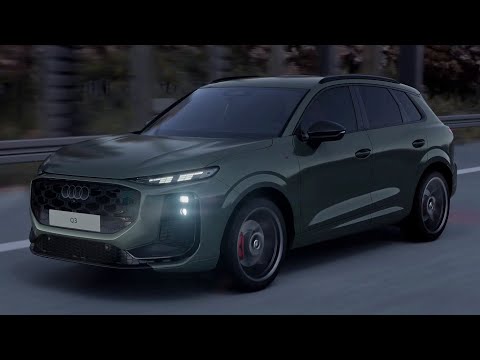 New Audi Q3 – Impressive Digital Matrix LED Lights Demonstration