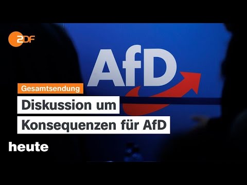 Video Thumbnail: heute 19:00 Uhr vom 03.05.25 AfD-Einstufung, KZ-Überlebender berichtet, bedrohte Pressefreiheit