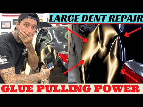 large dent repair - Glue pulling power