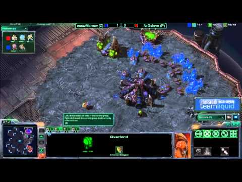 TeamSpeak TL SC2 Open #7 Semifinal A - mouzMorroW (Z) vs NrGsteve (P) G2