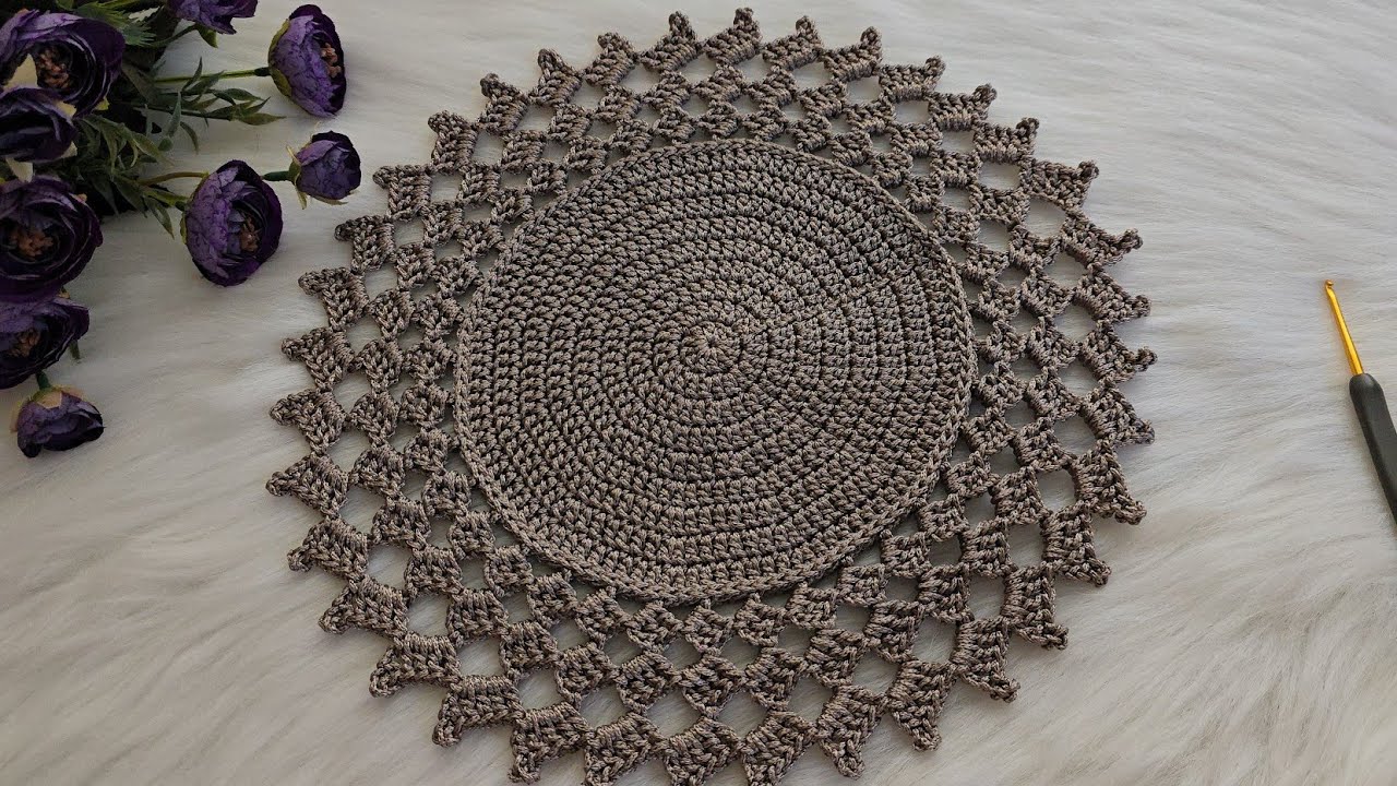 ✅️ Knit 3 in One Day ✅️ The Most Beautiful Plate Model ✅️ Plate Coaster