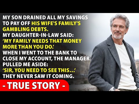 My Son Drained My Savings To Pay His Wife’s Family Debt.He Said “Family First”—So I Ended Everything